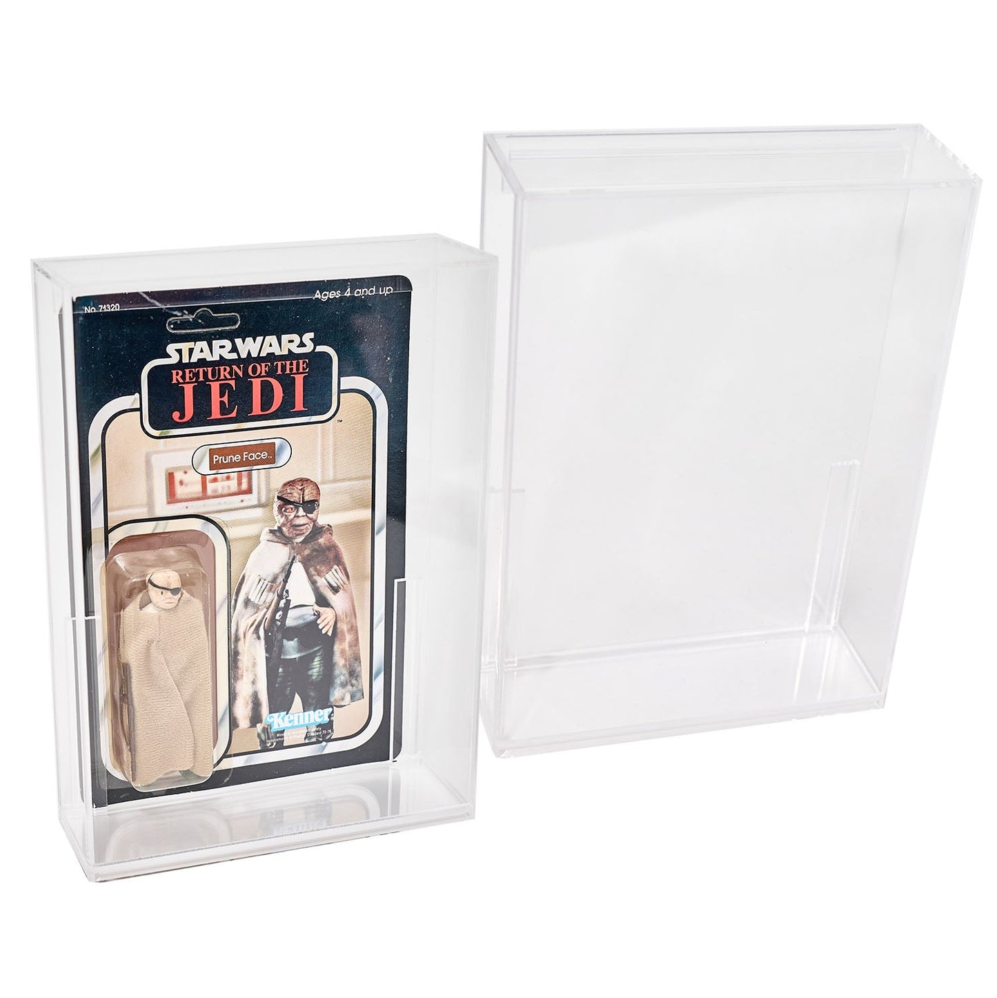 Premium Acrylic Case for Vintage & New Star Wars or GI Joe Carded Figures