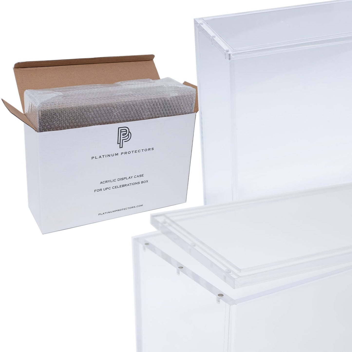 Premium Acrylic Case for Pokemon Ultra Premium 25th Anniversary Celebrations UPC Box with Magnetic Top