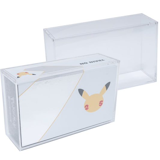 Premium Acrylic Case for Pokemon Ultra Premium 25th Anniversary Celebrations UPC Box with Magnetic Top