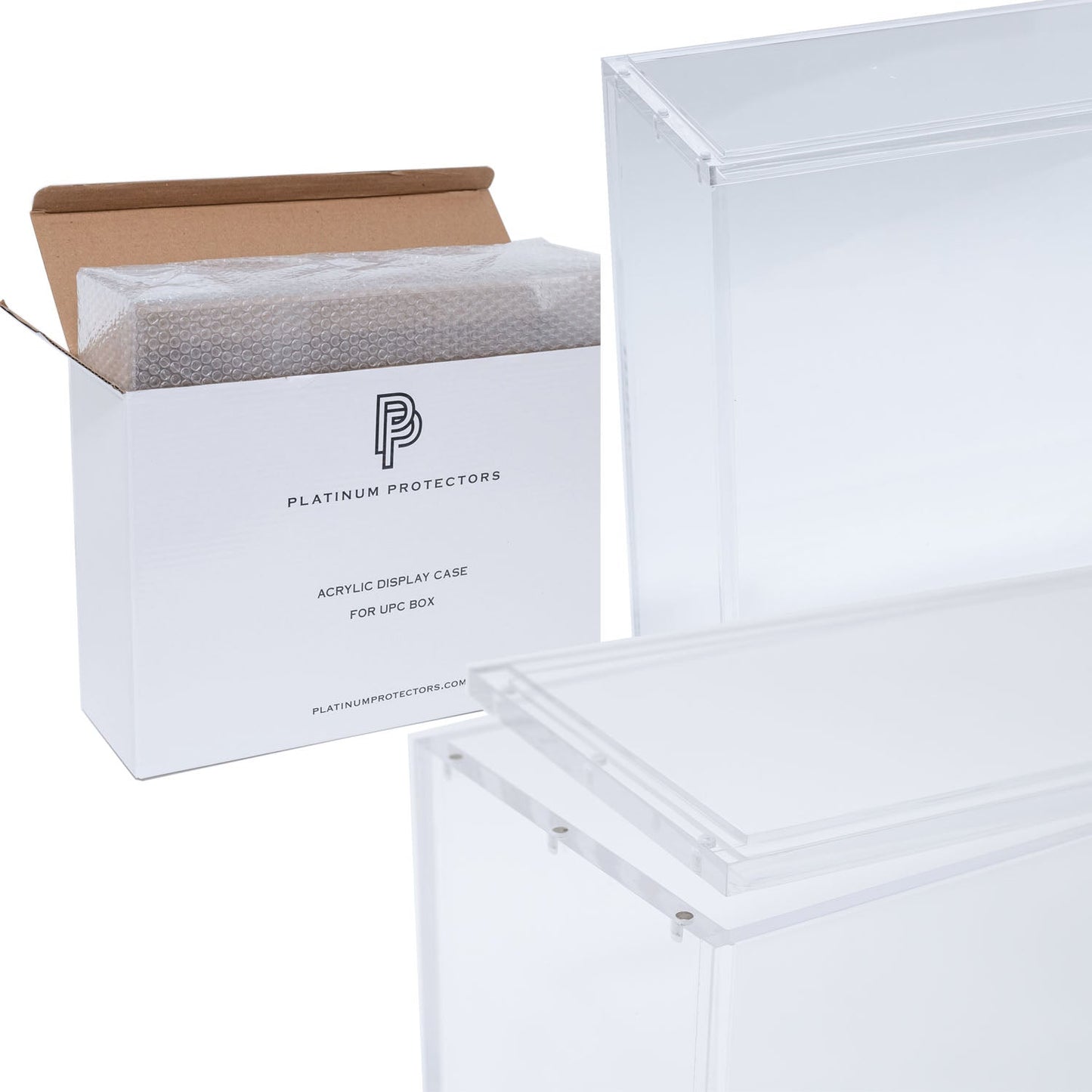 Premium Acrylic Case for Pokemon Charizard UPC Ultra Premium Collection Box with Magnetic Top