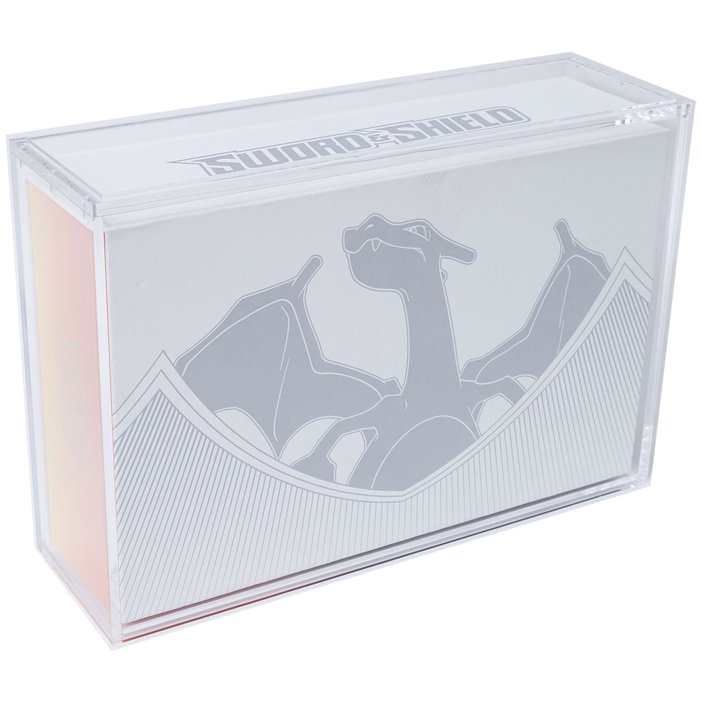 Premium Acrylic Case for Pokemon Charizard UPC Ultra Premium Collection Box with Magnetic Top