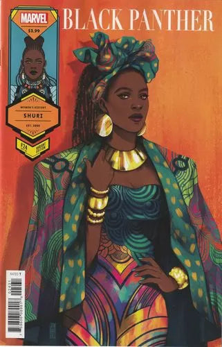 Black Panther, Vol. 7 #24 Variant Jen Bartel Shuri Womens History Month Cover