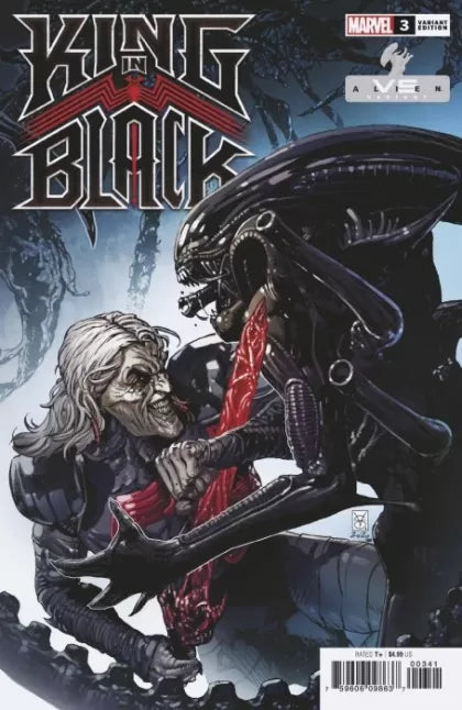 King in Black #3 Valerio Giangiordano Marvel vs Alien Variant