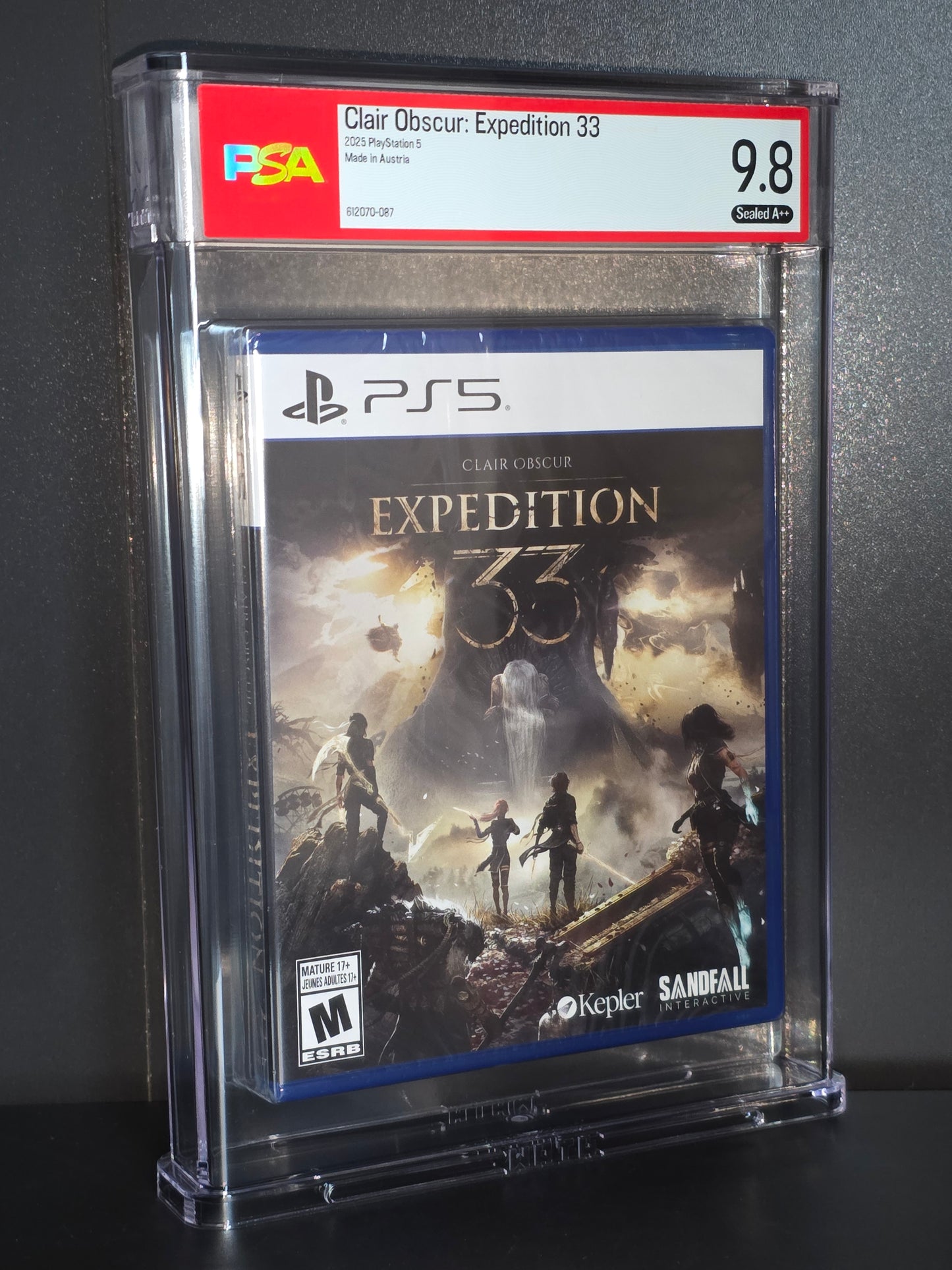Clair Obscur: Expedition 33, Sony PlayStation 5, PS5, PSA Graded 9.8 A++