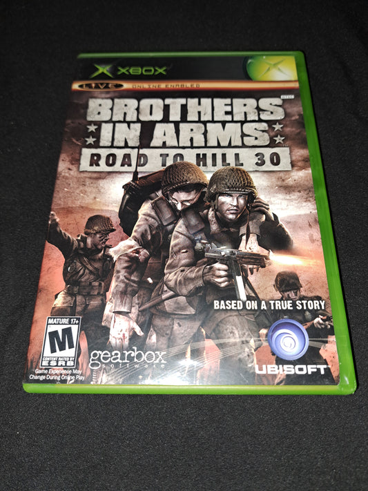 Brothers in Arms: Road to Hill 30 Microsoft Xbox CIB w/ Manual
