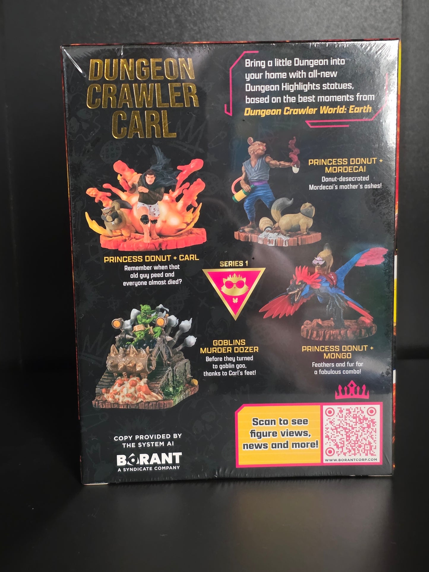 SDCC 2026 Exclusive Dungeon Crawler Carl Dungeon Highlights Mongo & Donut Statue
