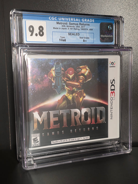 Metroid: Samus Returns (Nintendo 3DS, 2017) CGC Graded 9.8 A++