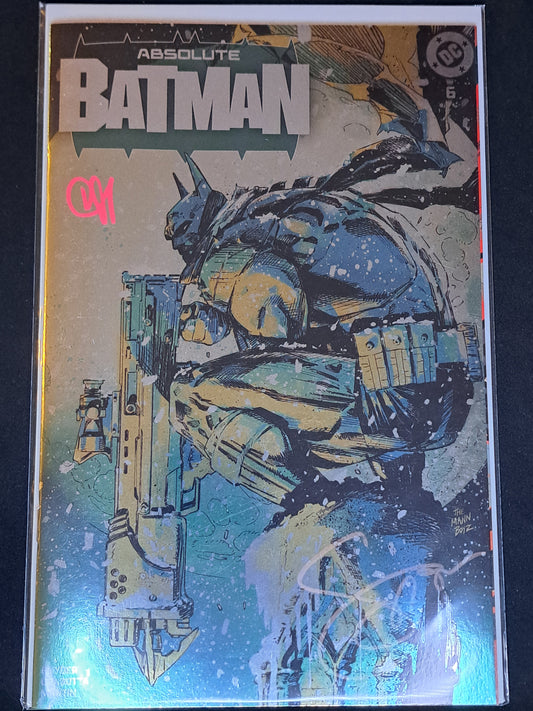 ABSOLUTE BATMAN #6 Foil Variant SIGNED BY SCOTT SNYDER & CLAY MANN W/COA
