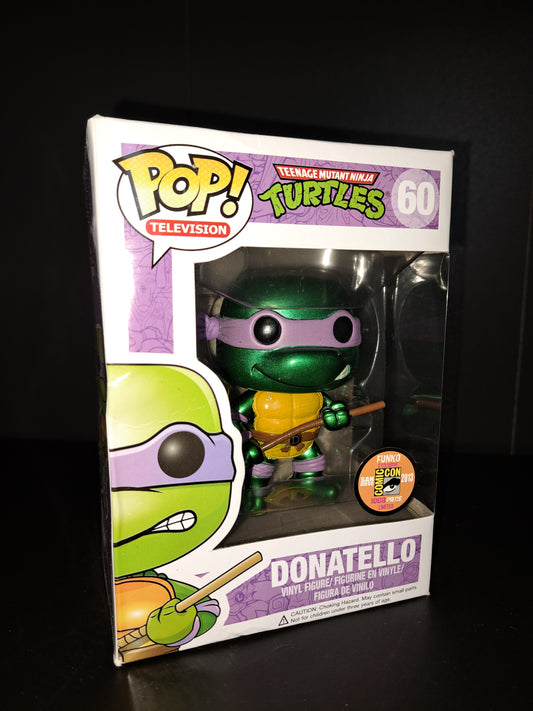 Funko Pop Teenage Mutant Ninja Turtles - Donatello - (Metallic) SDCC 1008 PCS
