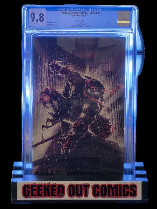 TMNT TEENAGE MUTANT NINJA TURTLES #1 CGC 9.8 IVAN TAO SDCC VIRGIN VARIANT IN HAND 2024