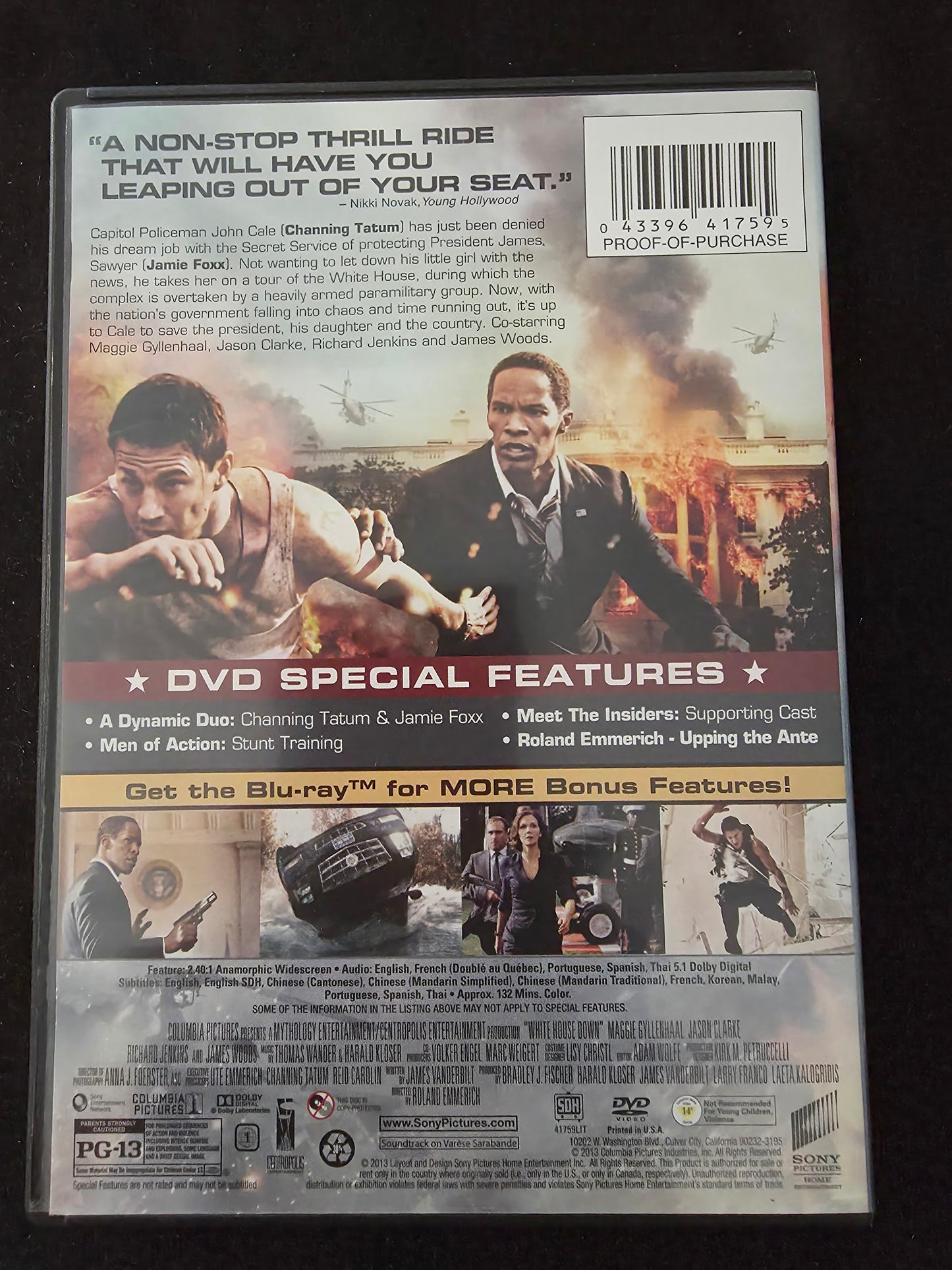 White House Down (DVD, 2013, Widescreen)