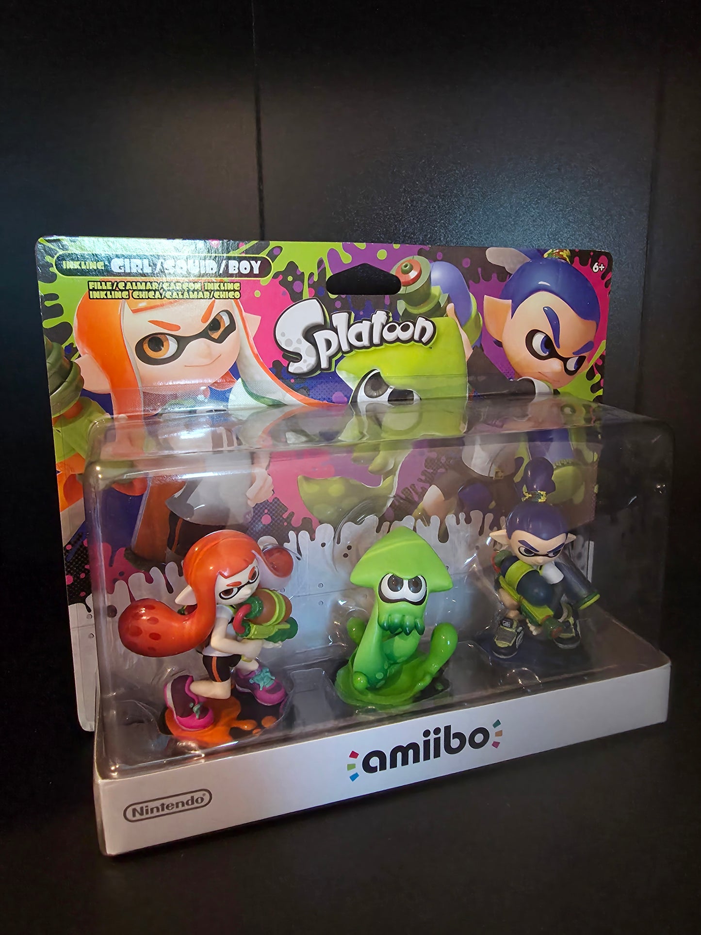Splatoon Girl/Squid/Boy Amiibo 3 Pack BRAND NEW! 2015 Original Release Nintendo