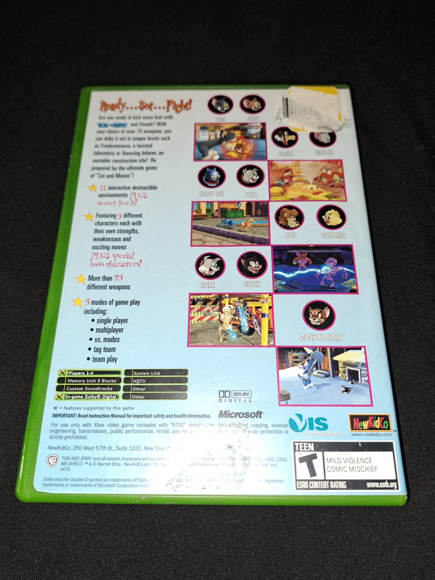Tom and Jerry in War of the Whiskers (Microsoft Xbox)