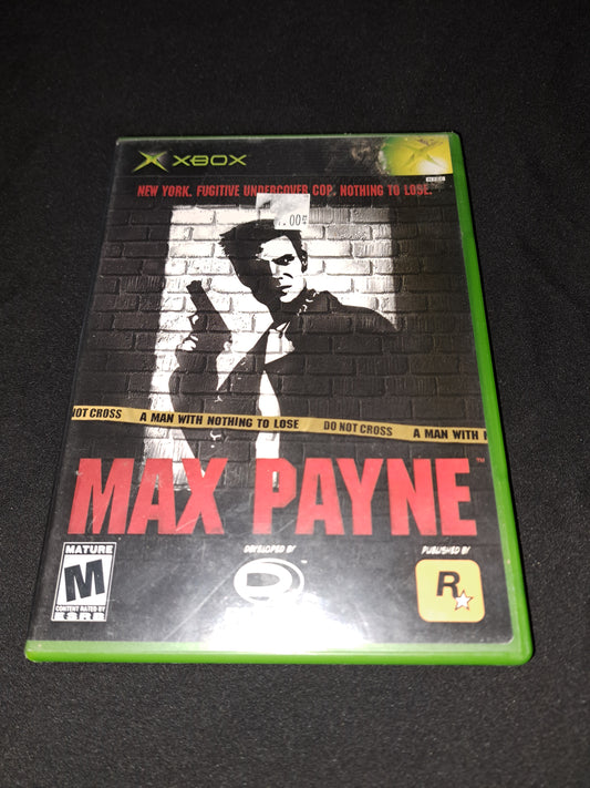 Max Payne (Microsoft Xbox, 2001) Original CIB Rockstar Games