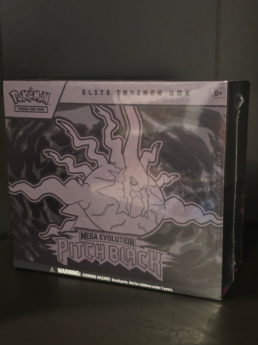 Pokémon Mega Evolution—Pitch Black Elite Trainer Box w/ Booster & Promo 2025