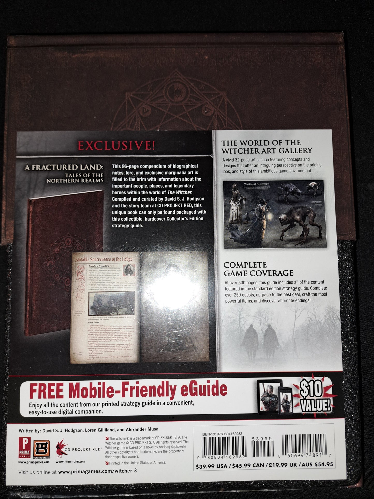 The Witcher 3: Wild Hunt Collector's Edition Strategy Guide Sealed