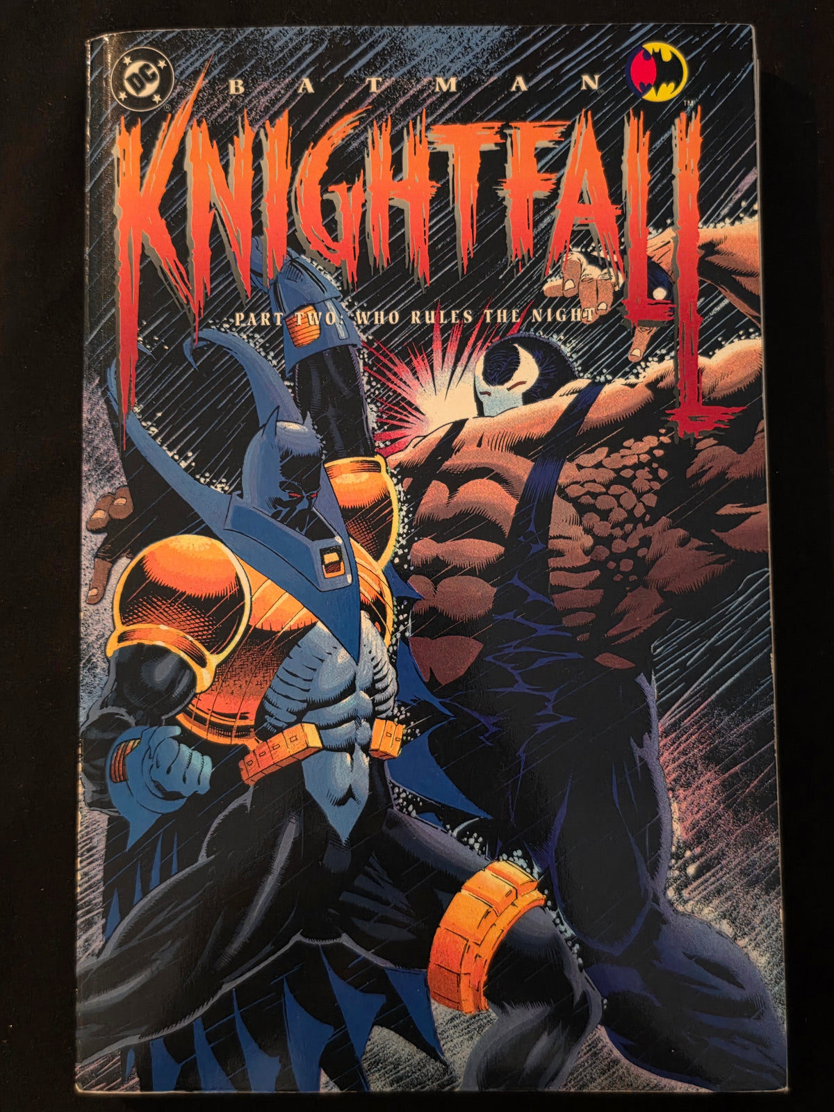 1993 BATMAN KNIGHTFALL Part Two Who Rules the Night SC 1st DC Comics