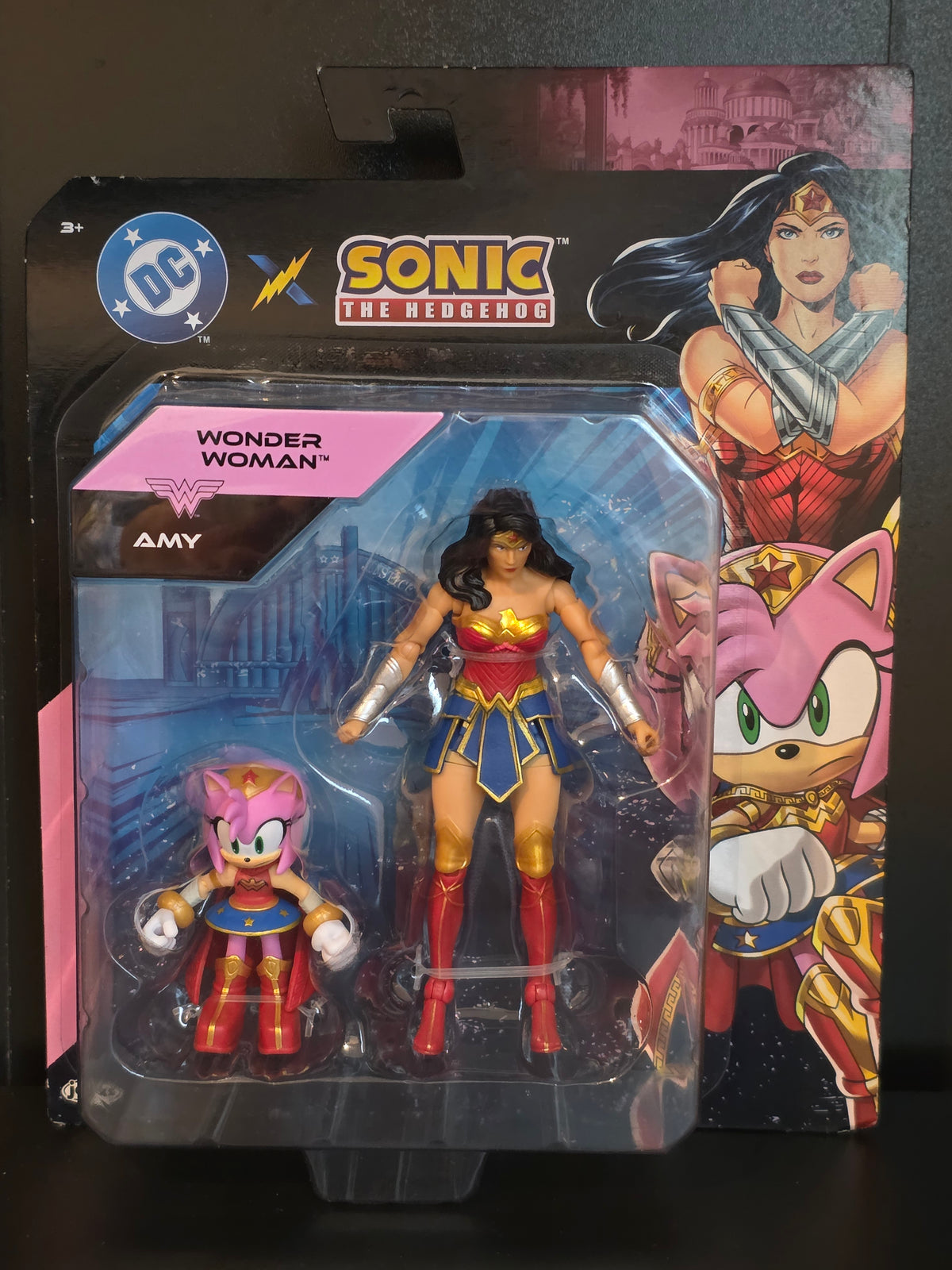 LOT DC x Sonic the Hedgehog Complete Set Of All 8 Jakks Sega