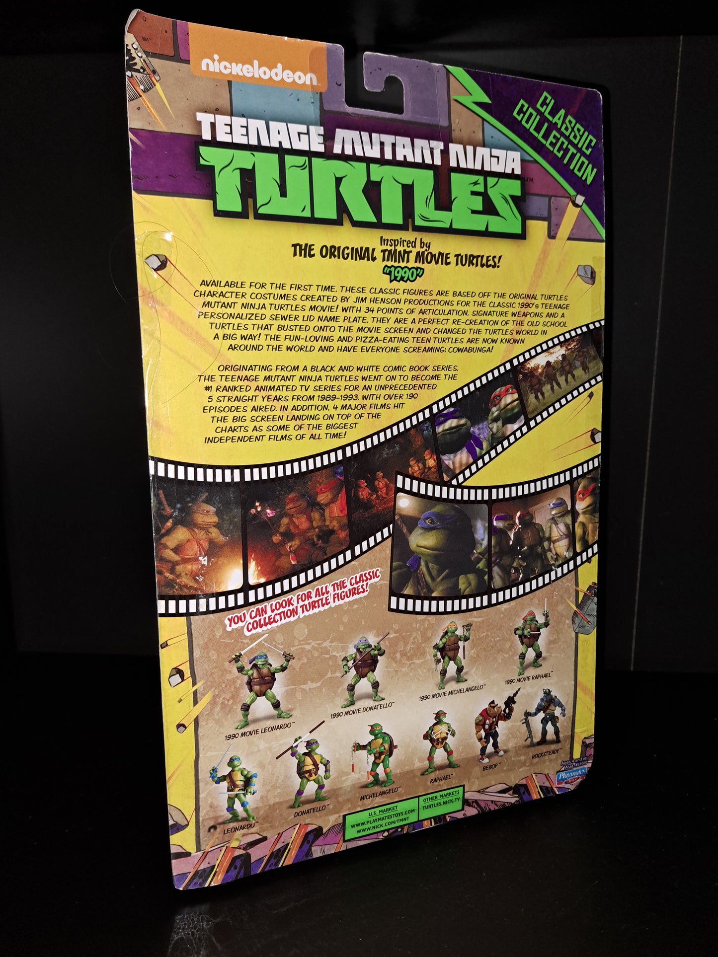 Playmates TMNT Teenage Mutant Ninja Turtles 1990 Movie 6 inch Leonardo MOC 2014