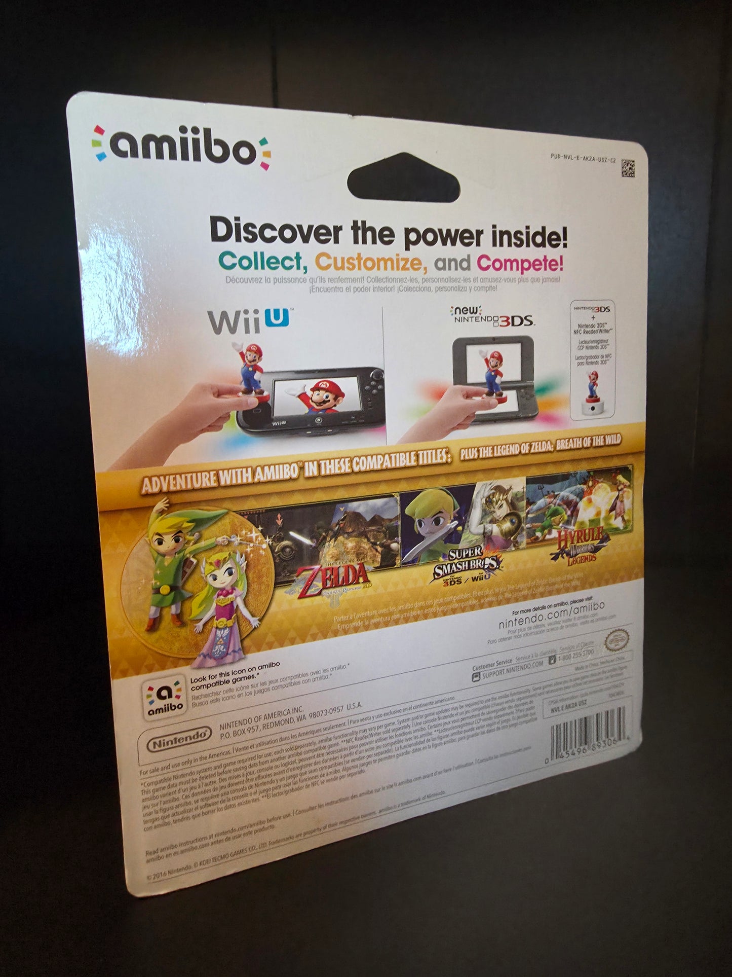 Toon Link/Zelda Amiibo 2-Pack The Legend of Zelda Wind Waker - NEW & SEALED!