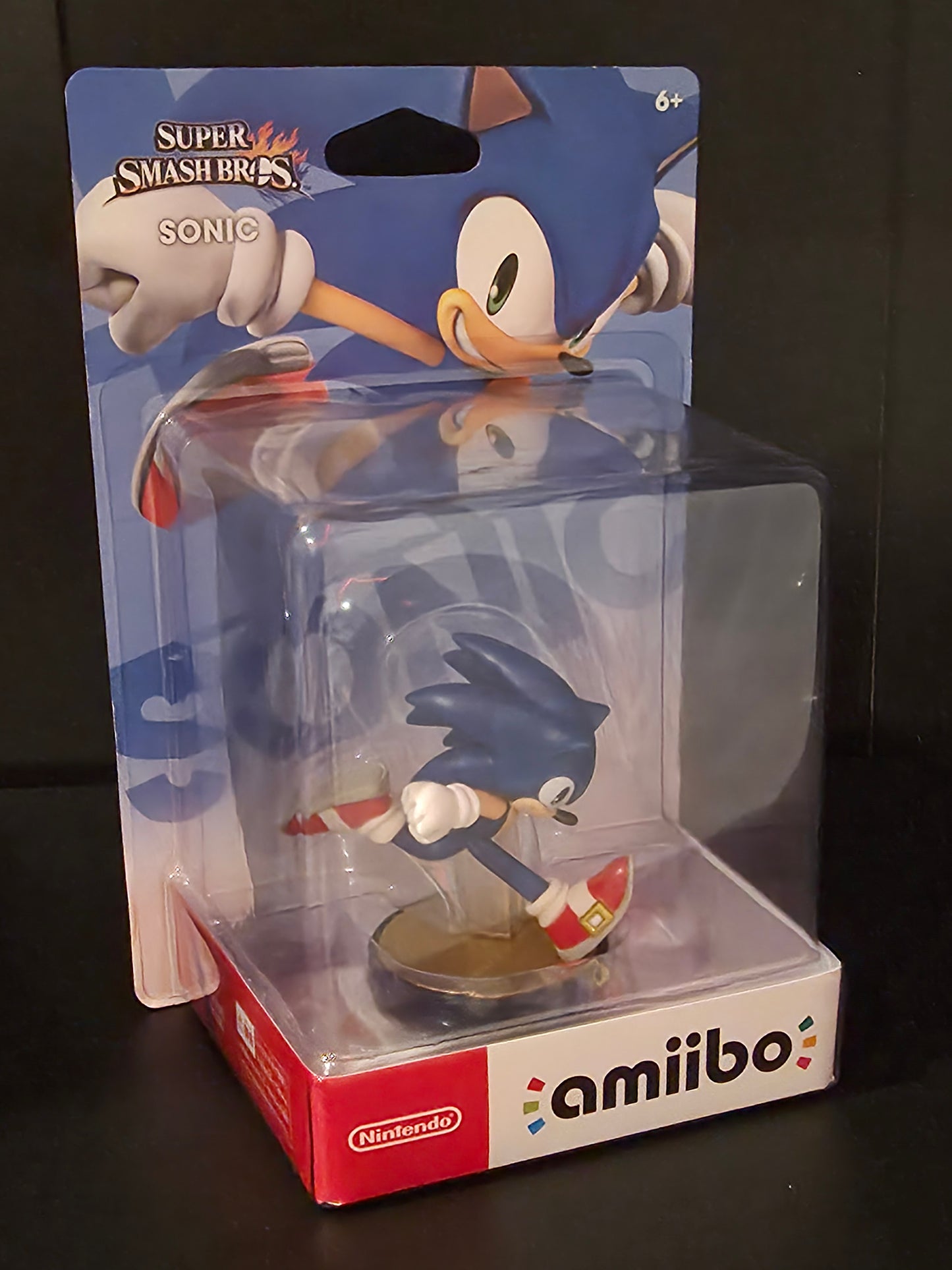 Sonic 1st Print Super Smash Bros Nintendo Amiibo Figure Brand New Factory Sealed