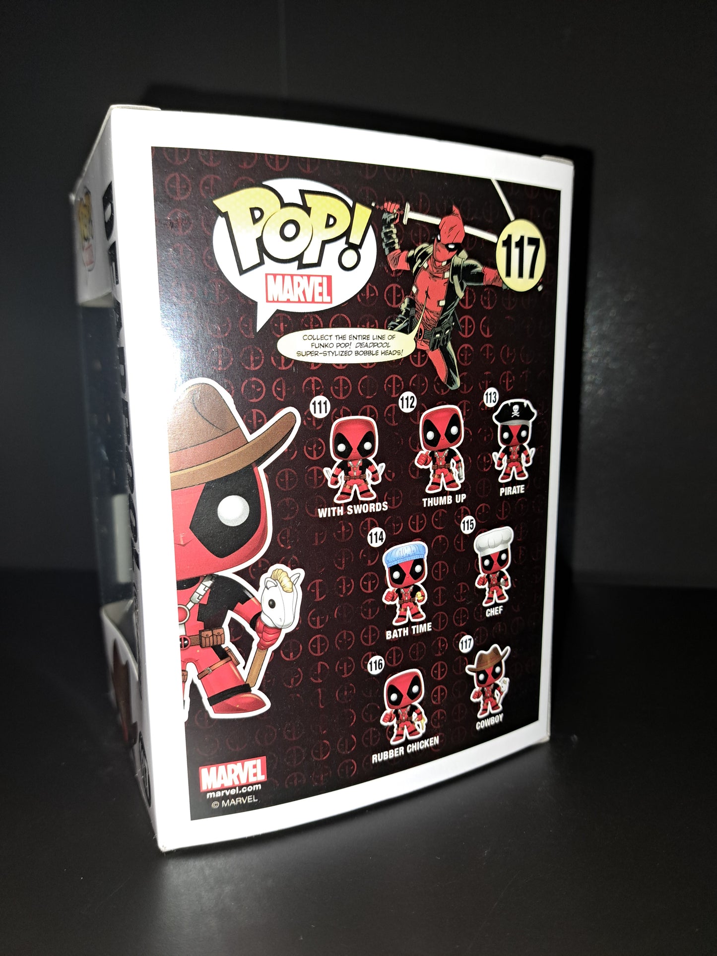 #117 Deadpool (Cowboy) 2016 Summer Convention Exclusive Funko Pop!