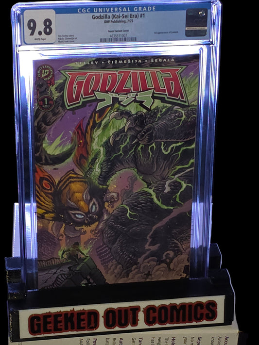 Godzilla (Kai-Sei Era) #1 CGC 9.8 Matt Frank variant IDW Publishing 1st Appearance of Lament