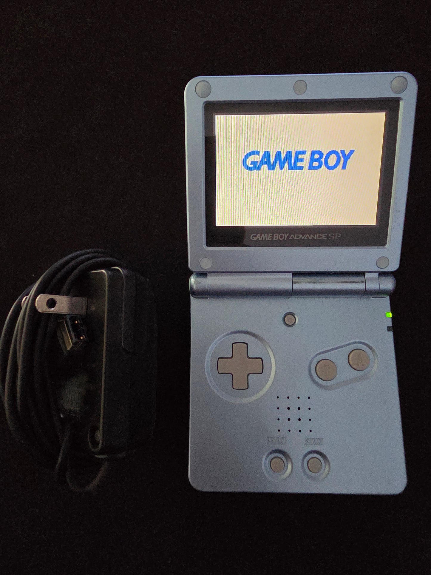 Nintendo Gameboy Advance GBA SP Pearl Blue AGS-101 Handheld Console System