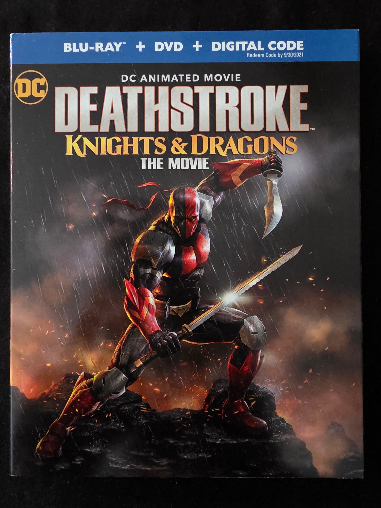 Deathstroke: Knights & Dragons (DC) (Blu-ray, 2020) With Slipcover!! No Code