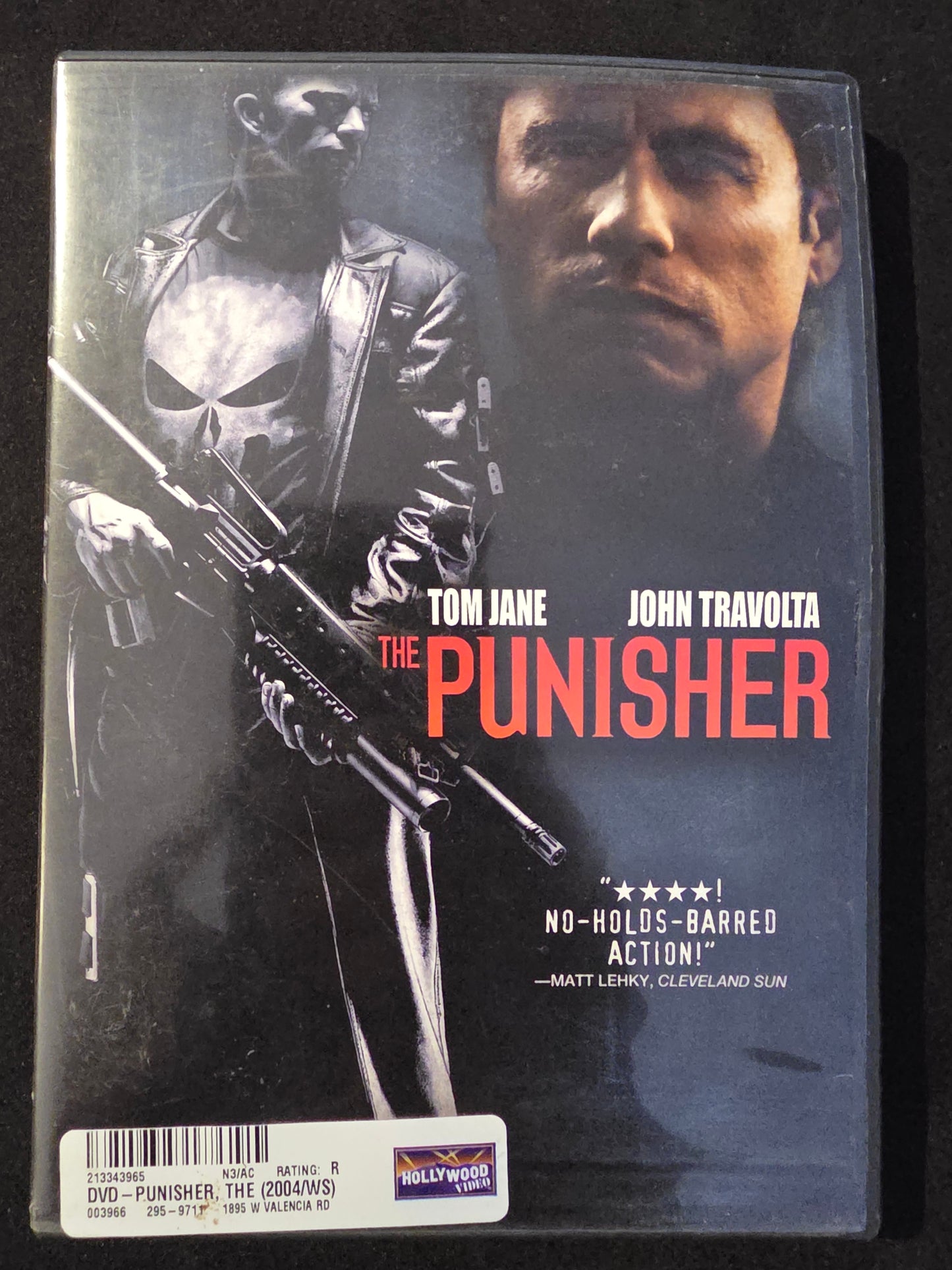 The Punisher DVD 2004 Tom Jane John Travolta Widescreen Special Features