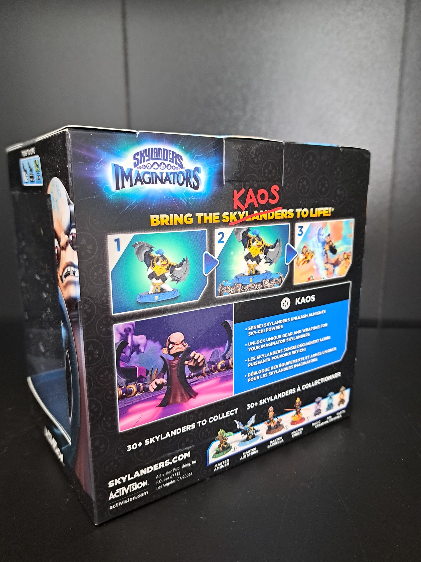 Skylanders Master Sensei Dark Kaos Figure - Imaginators