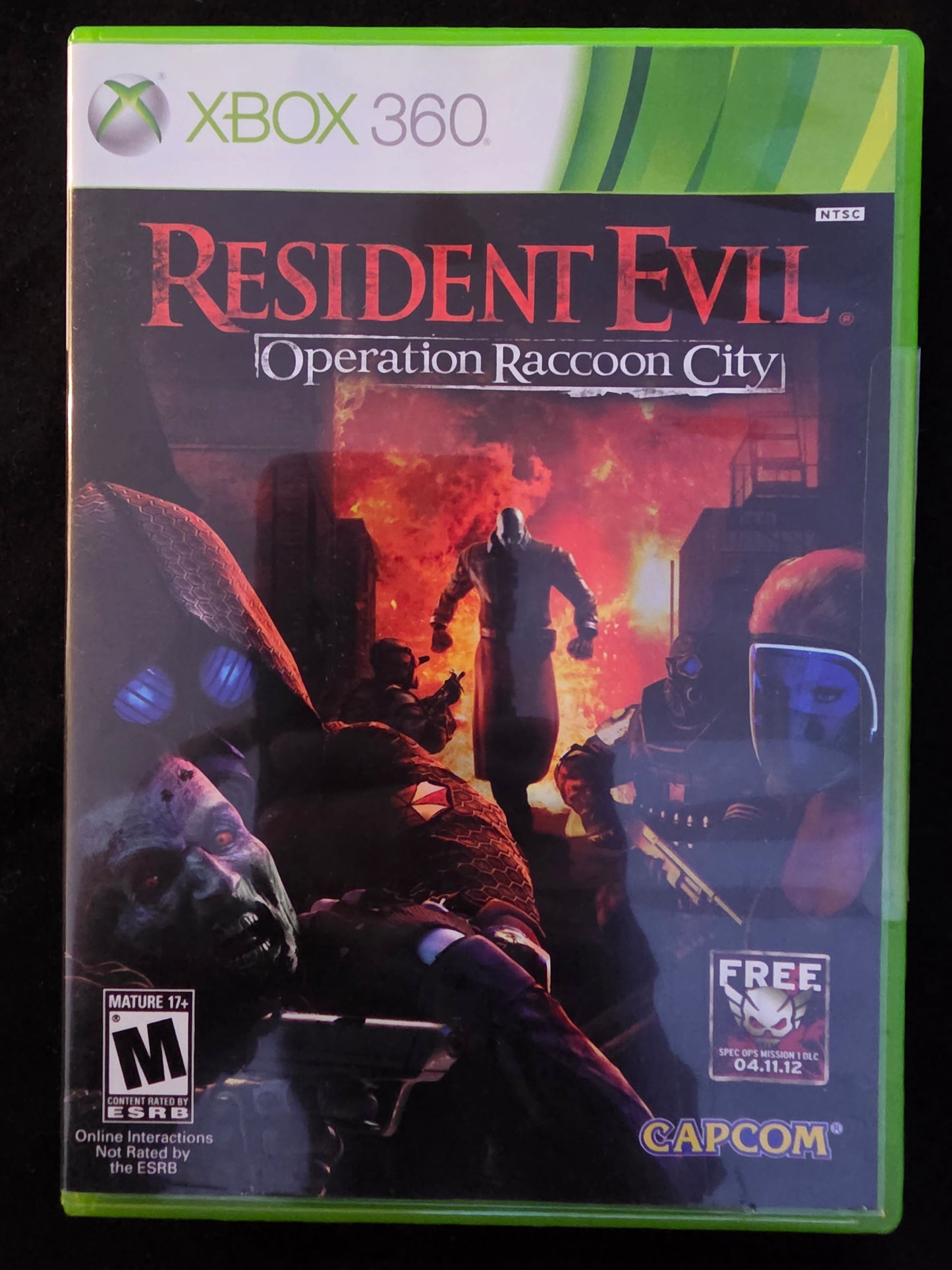 Resident Evil: Operation Raccoon City (Microsoft Xbox 360, 2012) CIB