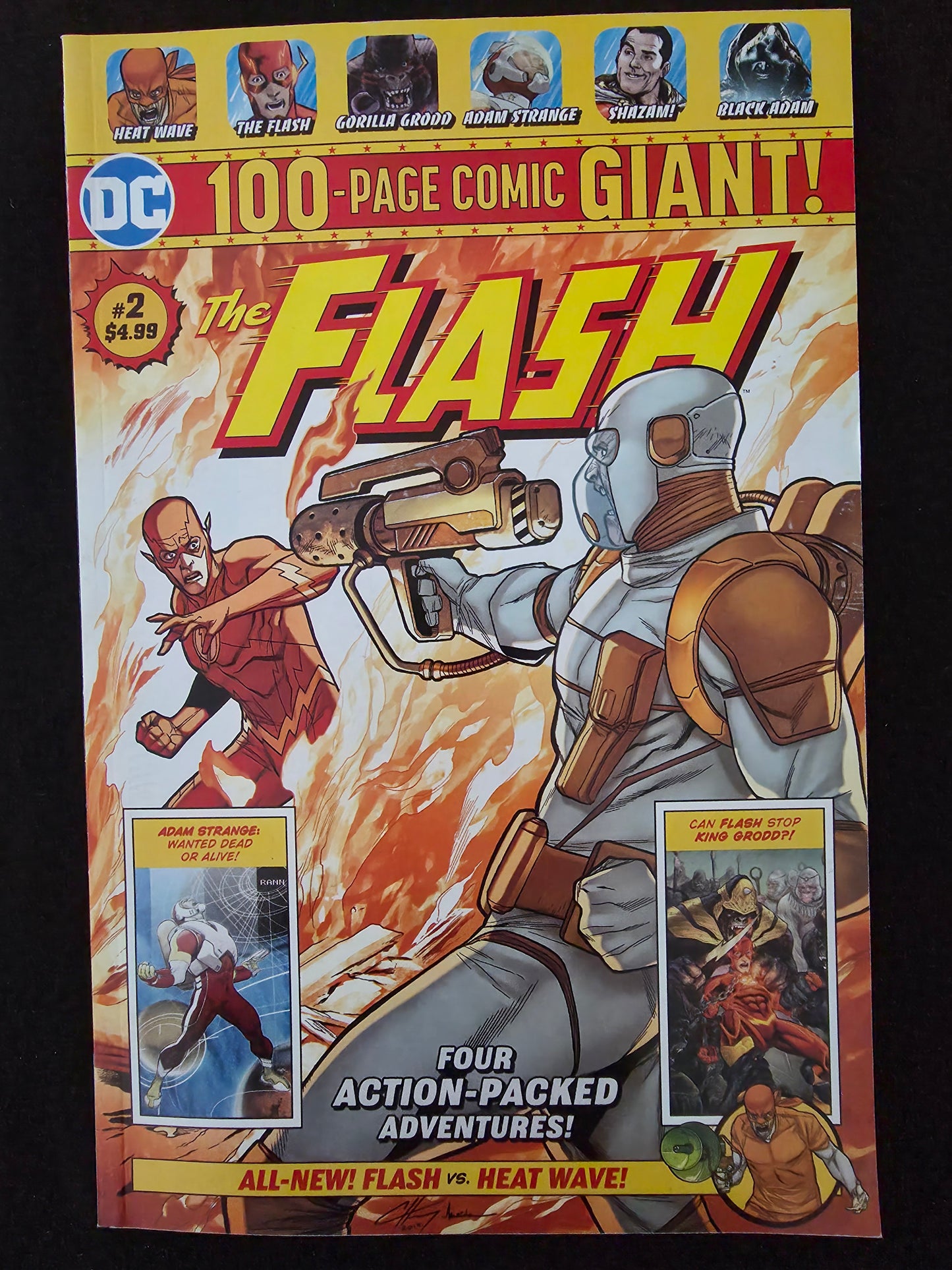 DC 100-PAGE Comic GIANT Walmart FLASH 2 Heatwave Clayton Henry