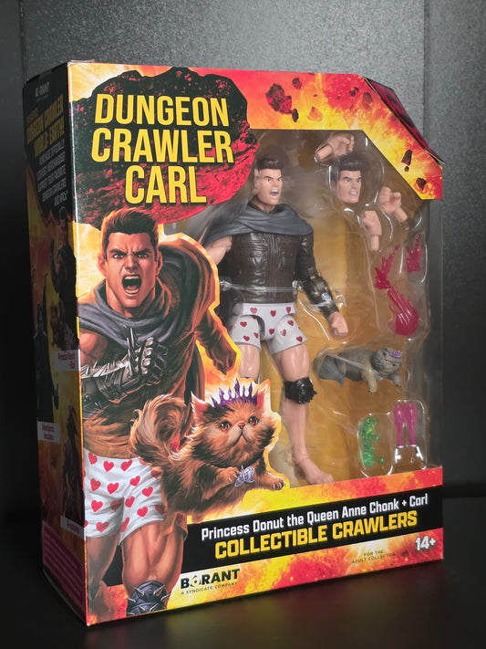 Dungeon Crawler Carl Action Figure Set W/Princess Donut   SDCC 2026