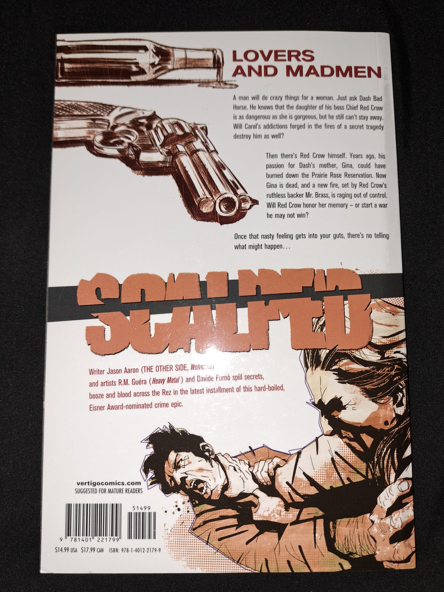 SCALPED Vol. 4 The Gravel in Your Guts DC VERTIGO 2009 Jason Aaron Graphic Novel