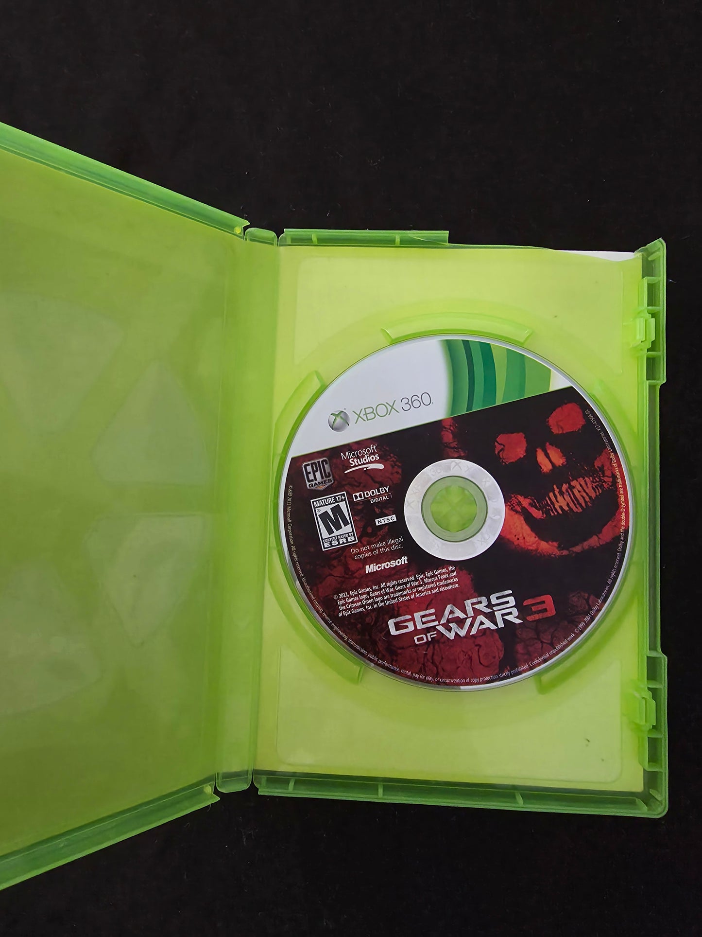 Gears of War 3 (Microsoft Xbox 360, 2011)