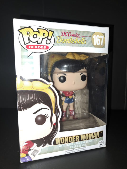 Funko Pop! Heroes DC Comics BOMBSHELLS #167 Wonder Woman Vinyl Figure