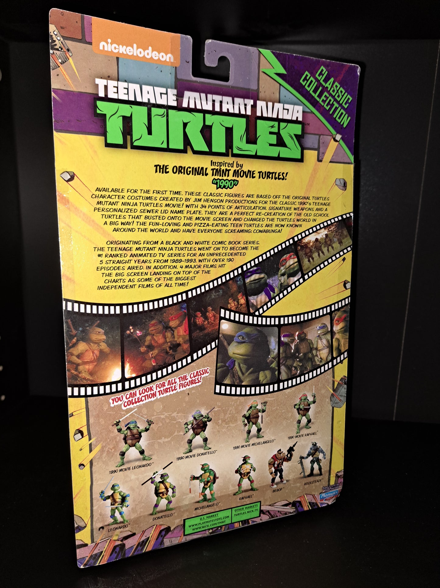 Playmates Teenage Mutant Ninja Turtles 1990 Movie Michelangelo Figure 2014