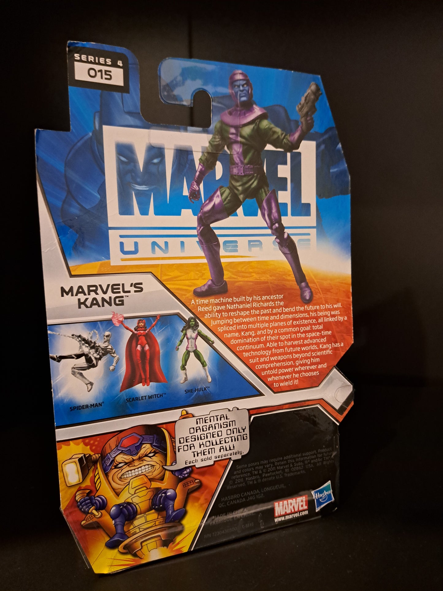 Marvel's Universe Kang 3" Action Figure Collectible Series 4 #015 R3