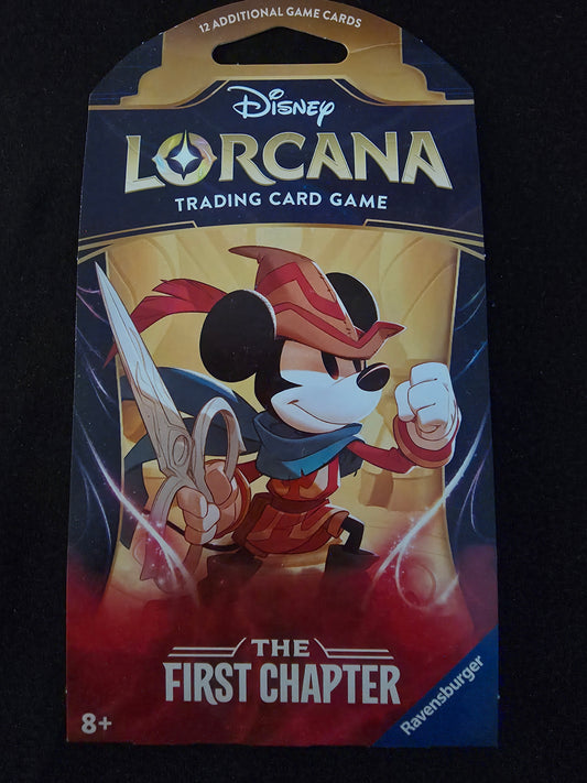 Disney Lorcana First Chapter Sleeved Booster Pack Sealed 1st Wave Original 2023