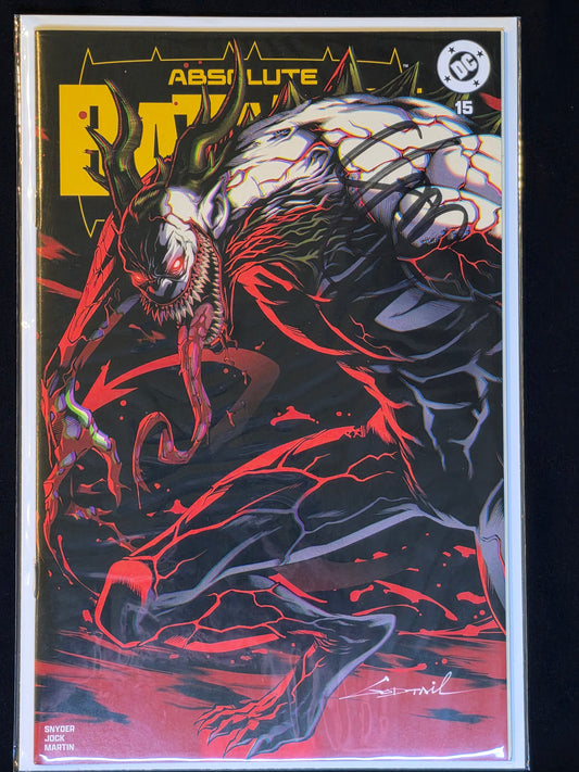 ABSOLUTE BATMAN #15 signed by Scott Snyder W/ COA GODTAIL MEGACON VARIANT EXCLUSIVE LTD 800
