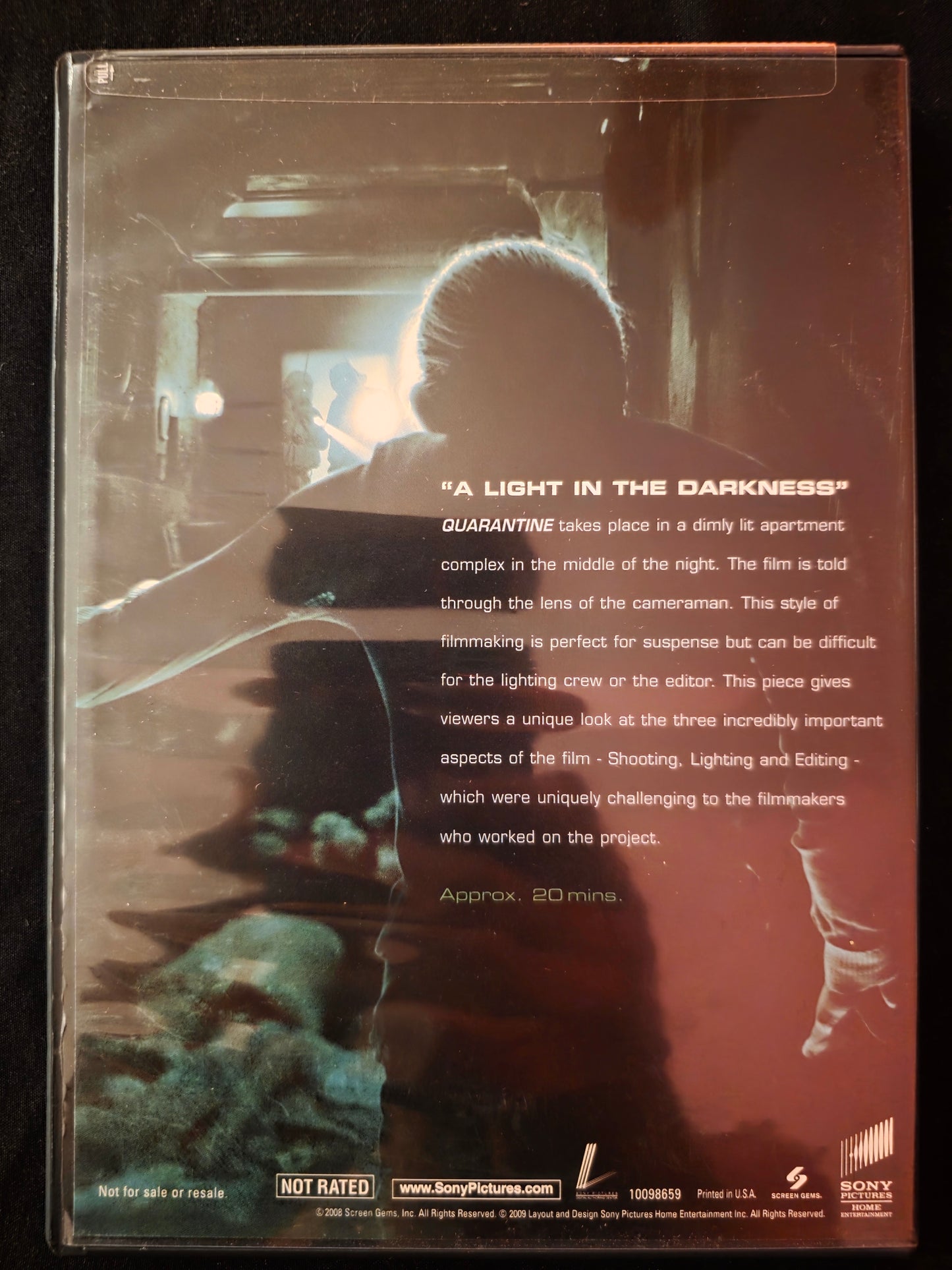 Bonus Disk “A Light In The Darkness” Supplement for Quarantine