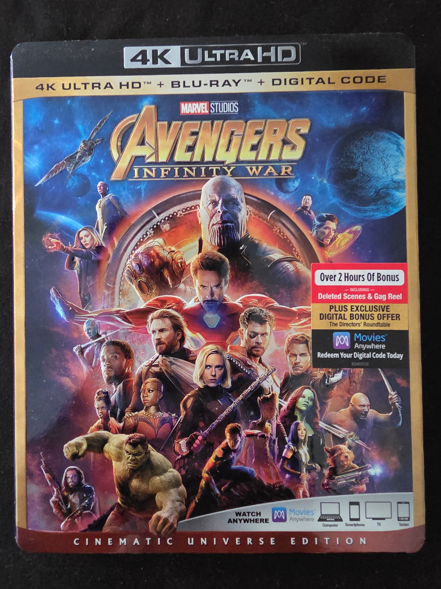Avengers: Infinity War (4K Ultra HD + Blu-ray) MCU Marvel