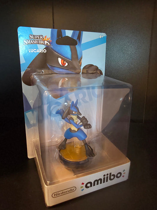 Lucario Super Smash Bros Amiibo Nintendo Figure New Sealed