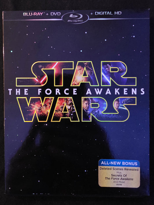 Star Wars: Episode VII: the Force Awakens (Blu-ray, 2015) 3 disc set