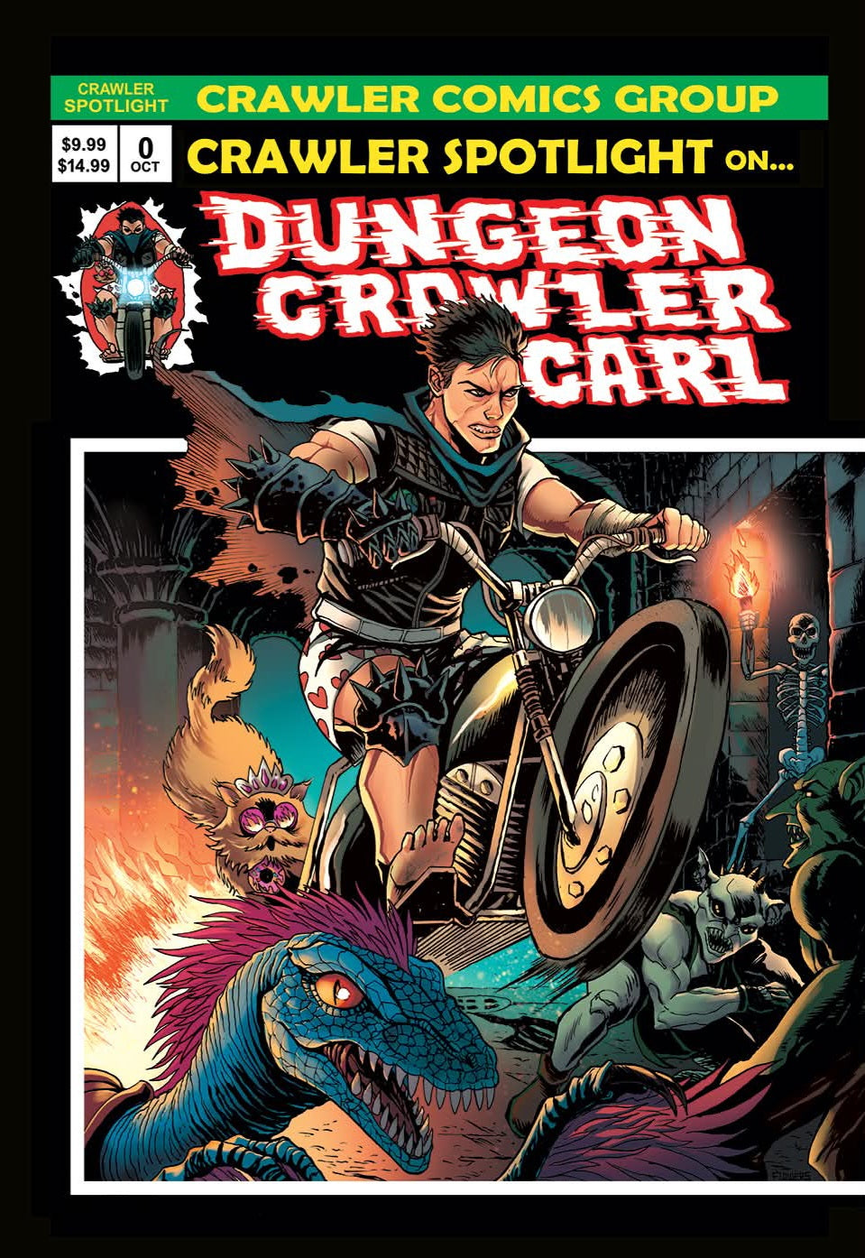 Dungeon Crawler Carl #0 Exclusives Gunn, Delgado, Piccino, Flowers