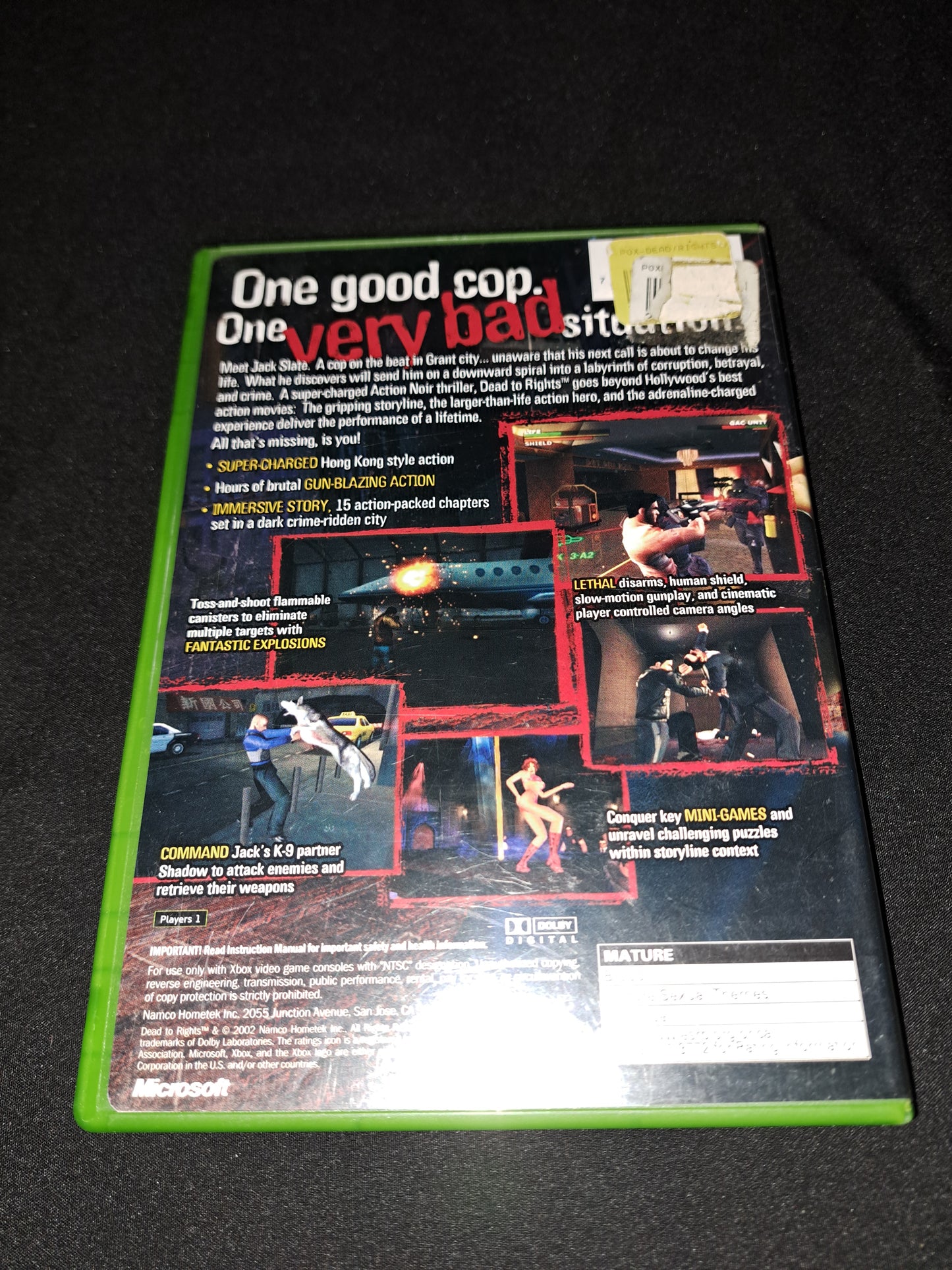 Dead to Rights - Microsoft Xbox