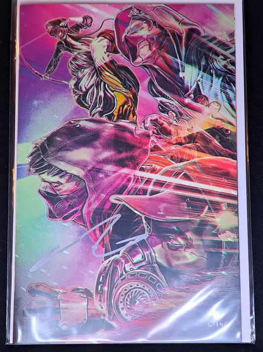 MMPR / TMNT II #2 SIGNED Giang Variant Crossover Grail |