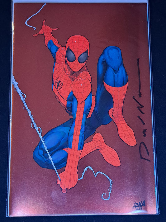 Amazing Spider-Man #19 2023 Marvel Signed David Nakayama W/COA Virgin Variant Foil
