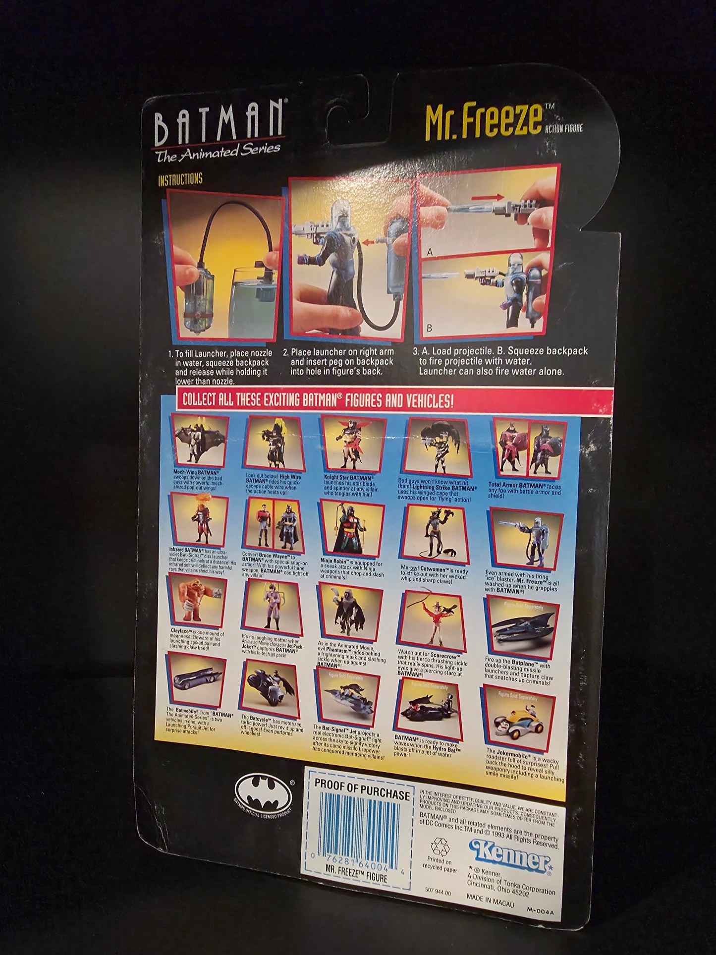Batman The Animated Series Mr. Freeze Action Figure Kenner 1993